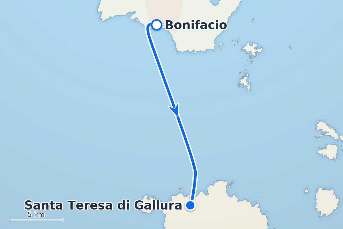 Bonifacio - Santa Teresa di Gallura