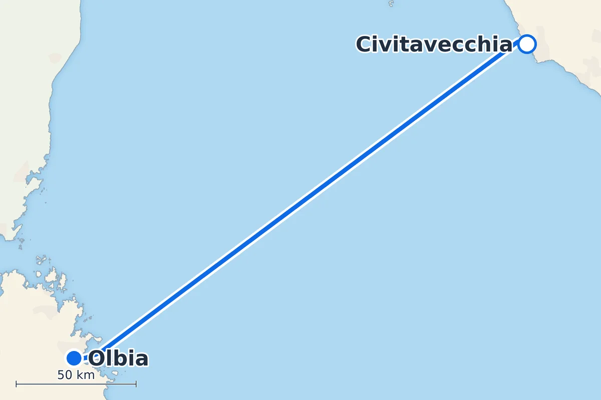Civitavecchia - Olbia