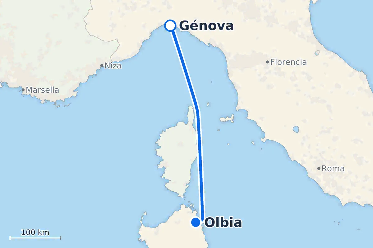Génova - Olbia