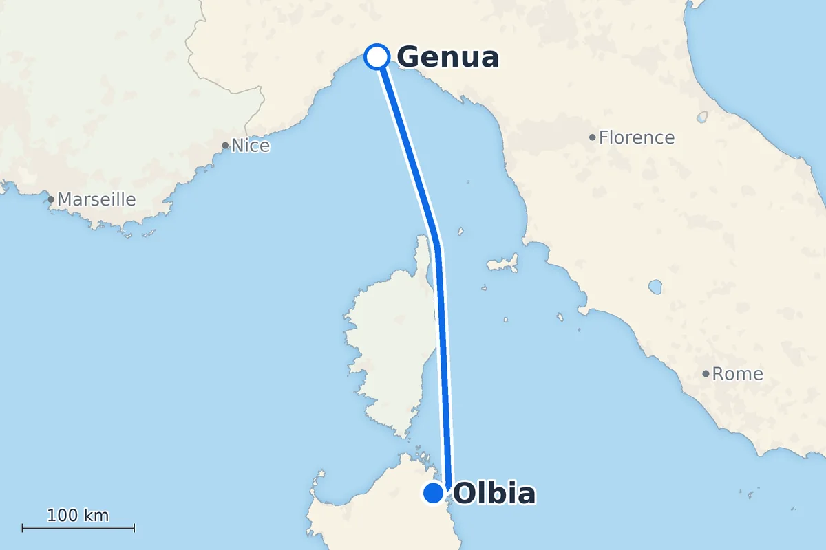 Genoa - Olbia